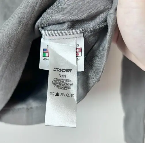 Spyder Women's Free Style Quarter-Zip Pullover Stone Gray Size S