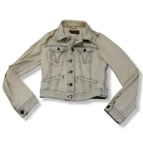 Paper Dolls Paper Doll Jacket Size Small Women's Denim Jacket Distressed Jean Jacket Cotton