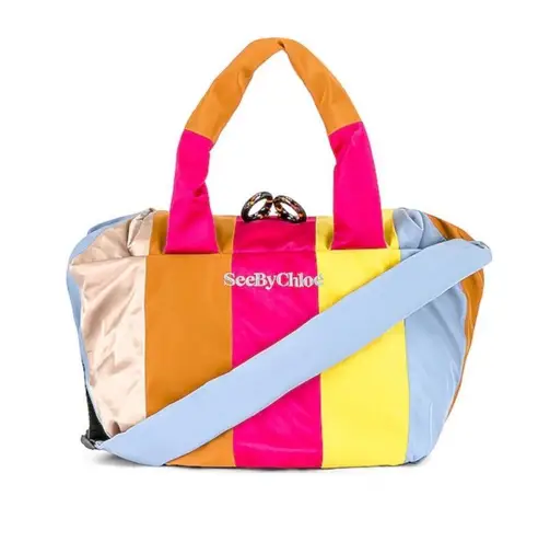 See By Chloe See by Chloé Tilly Holdall Tote Bag, Golden Oil, New with Tag