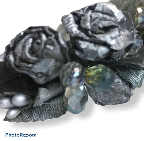 Handmade Headband Headpiece Tiara Floral Prom Wedding Formal Crystals