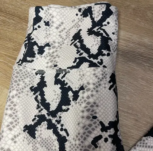 Balance Collection Contender Luxe Long Legging Black Summer Snake Print