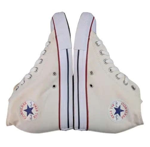 Converse  RARE CTAS Lux Mid Hidden Wedge White Canvas Trainer Sneaker Womens 10