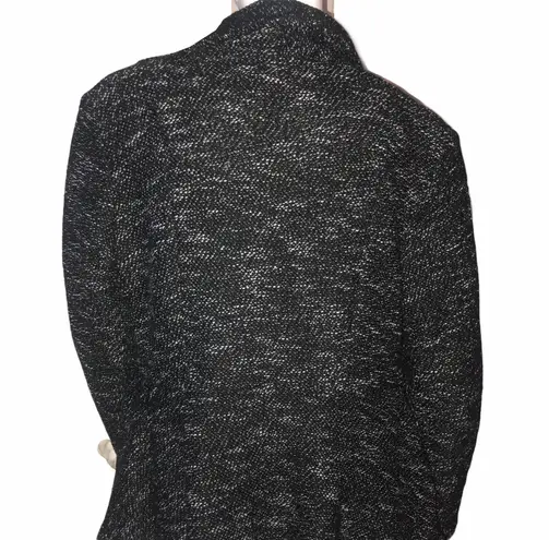 Blanc BCNI By  Noir Drape Front Cardigan