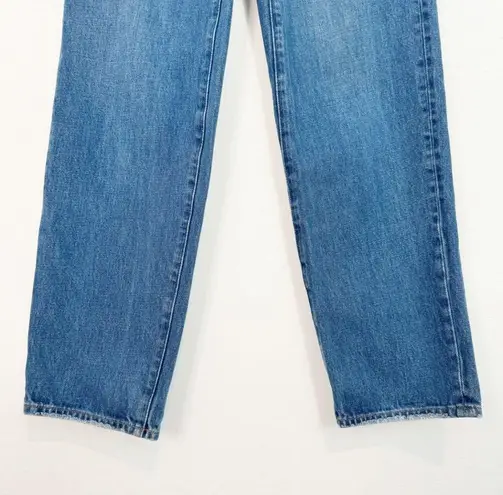 Madewell  Denim Baggy Straight Leg High Rise Dark Wash Jeans Casual Blue Size 23