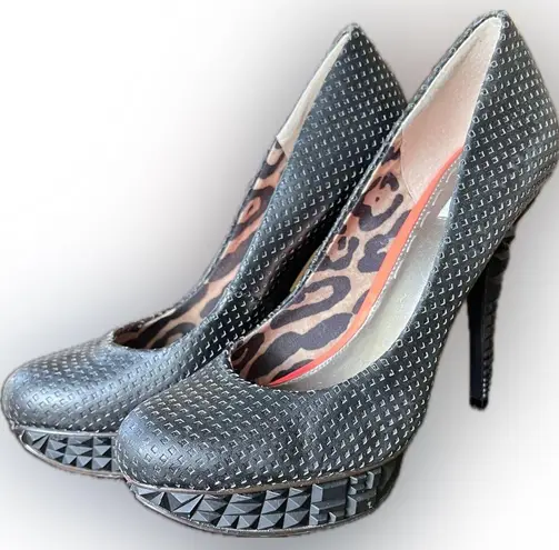 Rachel Roy Kalyssa Platform Heels Facetted Sole 5” High Heel Shoes, Size 8M