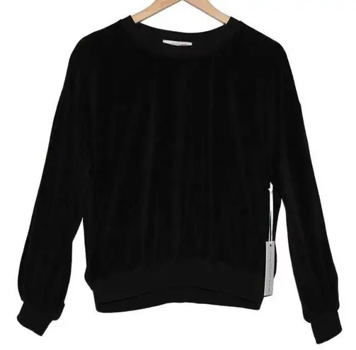 Young Fabulous and Broke Women's  Black Long Sleeve Crew Neck Sweater Size S NWT