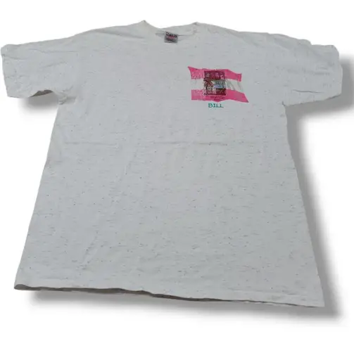 Oneita Power-T Vintage Oneita Shirt Size XL Austrian Drinking Team Graphic Shirt Single Stitch T-Shirt Unisex T-Shirt