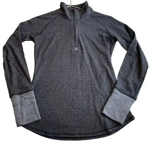 KAVU  1/4 Zip Pullover Size S Charcoal Gray