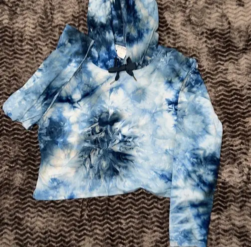 Kyodan cropped tie dye hoodie