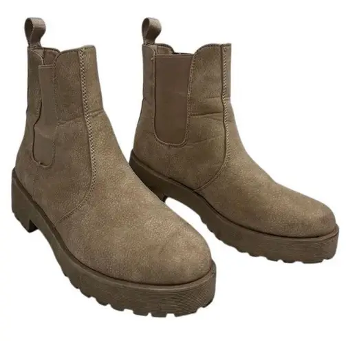 Dirty Laundry Women's Margo Chelsea Boot Brown Size 9 Ankle Chunky Heel