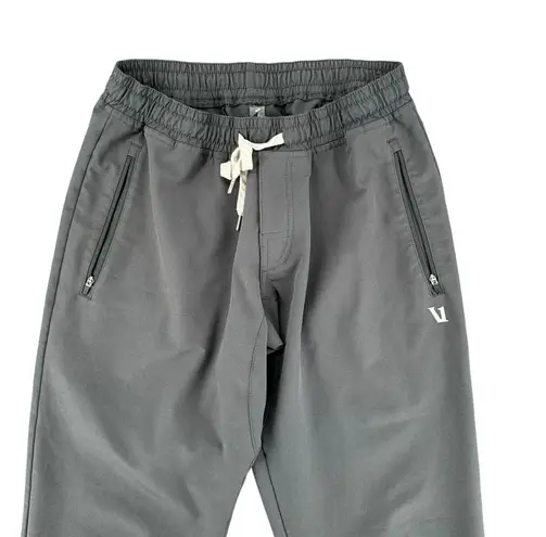 Vuori Dark Gray Joggers Pants Pocket Draw String Elastic Waist Small