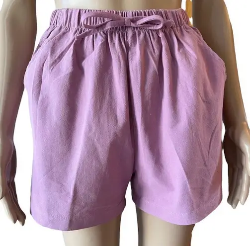 High Waist Shorts Pink Size L