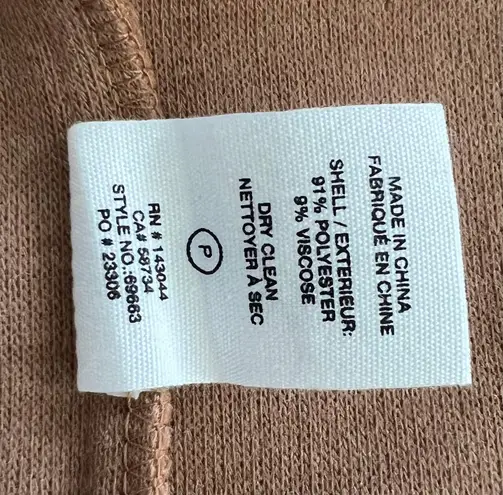 Avec Les Filles NWT Cognac Brown Shirt Tail Shacket