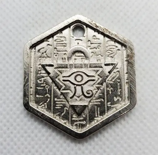 Yugioh Hexors Battle Tile #068 Pendant Silver