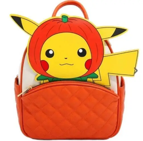 Pokémon Pikachu Pumpkin Mini Backpack Halloween Exclusive NWT