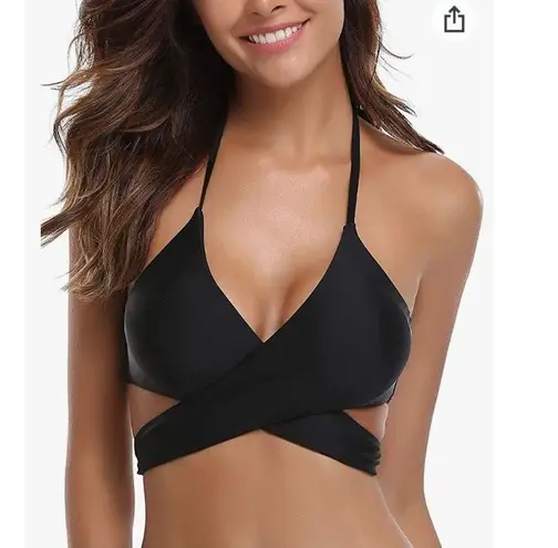 Shekini Womens Bathing Suits Push Up Halter Bandage Bikini Tops