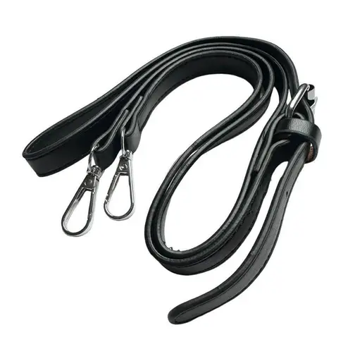 🆕Crossbody Bag Black Faux Leather Shoulder Strap