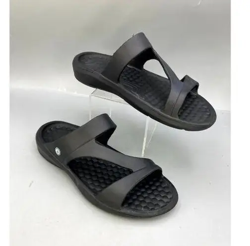 Joybees Everyday Women's Shoes Slide 8 Black Casual Slip On Arch Support Sandal