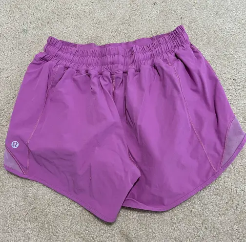 Lululemon purple lulu shorts