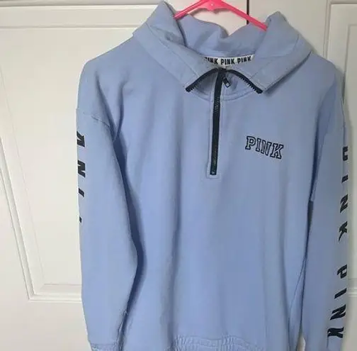 PINK - Victoria's Secret PINK blue/purple quarter zip