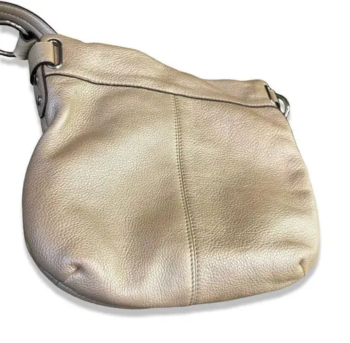 Aimee Kestenberg SOFT METALLIC GOLD PINCH QUILT CROSSBODY BAG PURSE