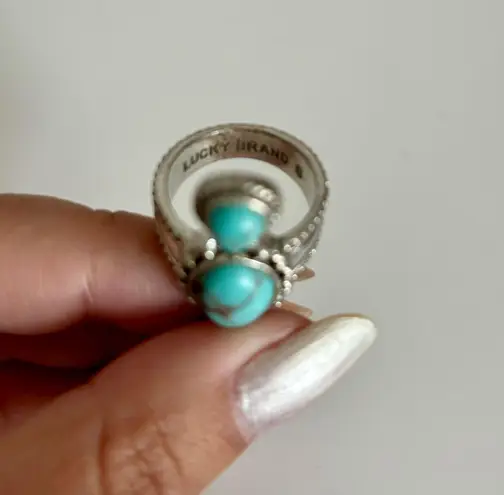 Lucky Brand Turquoise Ring Size 6