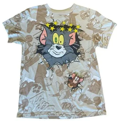 Tom and Jerry Cartoons 40s Graphic Tee T Shirt Unisex Size Medium