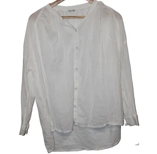 Splendid NWOT Womens White Long Sleeve Button Down Shirt Blouse Top Size XS