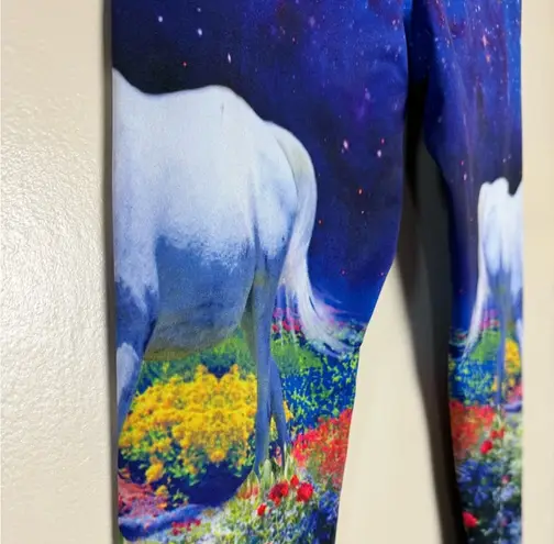 CLEARANCE! Multicolor Unicorn Awaken Leggings Size XS Like New Blue