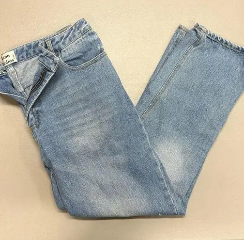 Acne Studios Denim Blue Jeans Light Wash Boot Cut Womens EUR Size 40