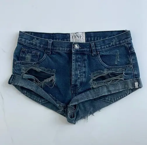 One By One Teaspoon Bandits Shorts - Size 27