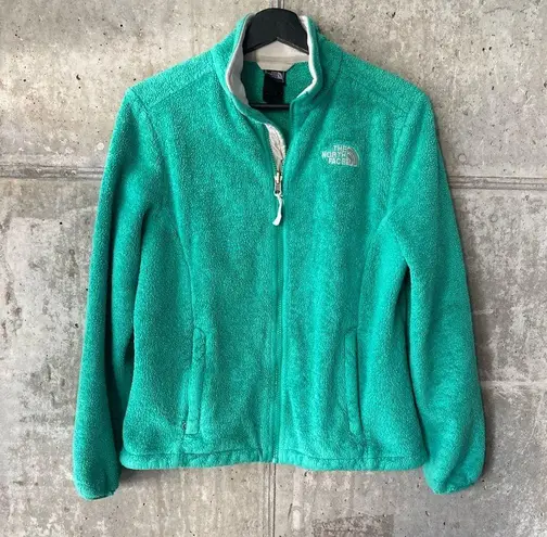 The North Face Woman’s VTG 90’s  Full Zip Fleece Jacket Size Medium Green