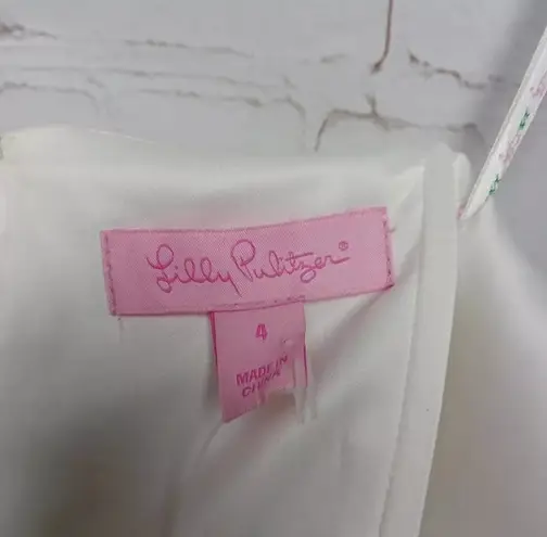 Lilly Pulitzer Jordan Strapless Dress Silk Sparkle Pink Corded Size 4 NEW NWT