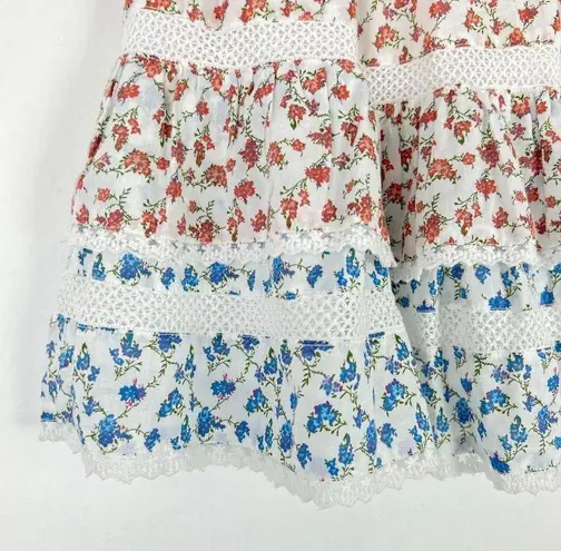 Jennifer Grace NWT Jennifer & Grace Floral Tiered Mini Skirt Size Small S NEW L2733