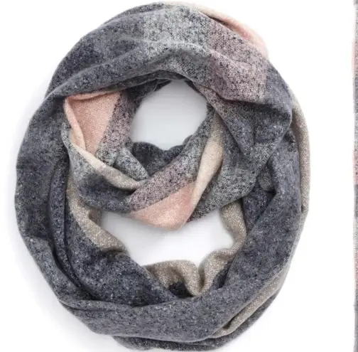 BP . Plaid Boucle Infinity Scarf