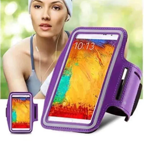 iPhone/Galaxy Sport Gym Exercise Armband Purple