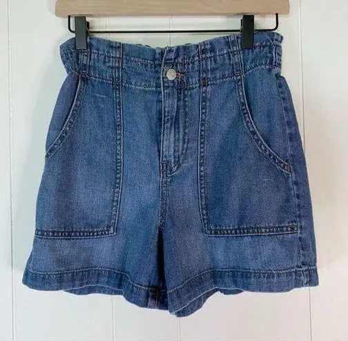 Banana Republic  Paperbag Waist Denim Shorts 2