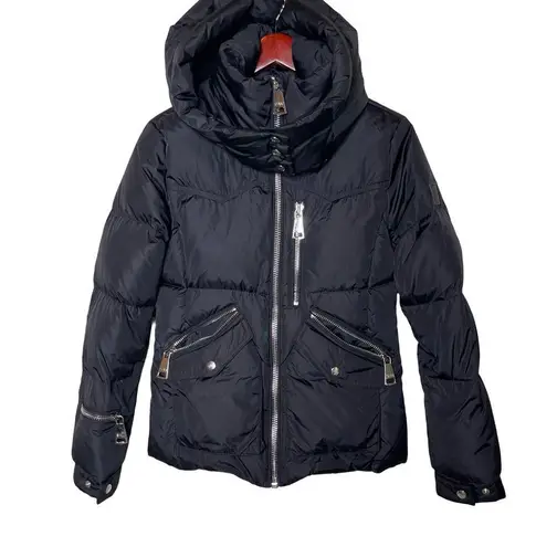 SAM New York Jetset Puffer Jacket in Black Womens Size Small S