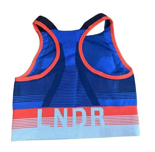 LNDR Activewear Athletic Gorp Pullover Racerback Sports bra XS/S Red Blue