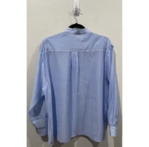 Molly Bracken Button Down Blue Long Sleeve Shirt
