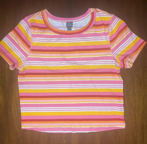 Wild Fable Orange Pink Short Sleeve