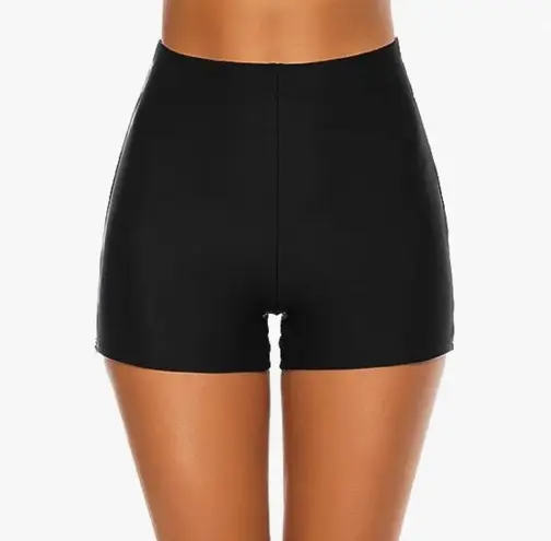 Tournesol Women's Swim Shorts High Waisted Bathing Suit Bottoms Swimsuit Boy Shorts