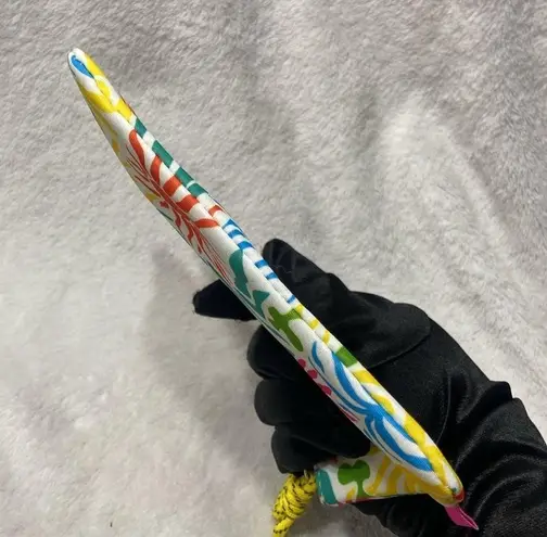 Ipsy Multicolor Makeup glam Bag April 2025 design White