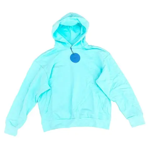 36.5 New PANGAIA Heavyweight Unisex Hoodie , Light Turquoise Size M New w/Tag