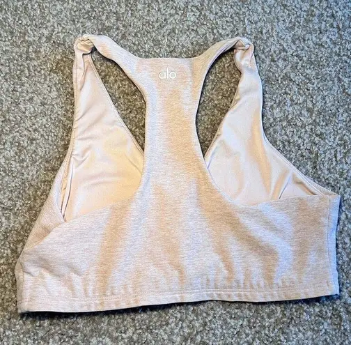 Alo Yoga  Alosoft Base Bra Lavender Cloud Heather Size Large