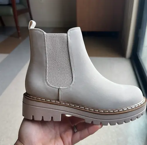 Soda Chelsea Lug Sole Ankle Bootie