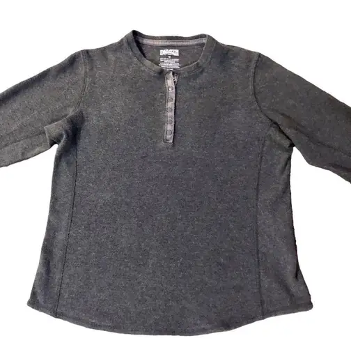 Duluth Trading Henley Womens M Used Gray 35052