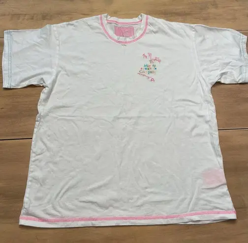 Krass&co The Might Logo White T-Shirt Pastels Size S/M 100% Cotton