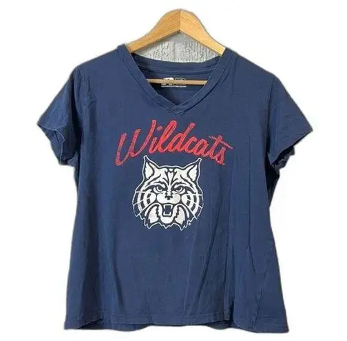 Russell Athletic Russell Woman's Large Kentucky Wildcats Navy T-Shirt Short Sleeve