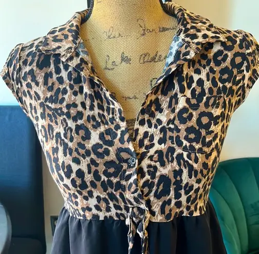 Faded Glory Retro Leopard Dress